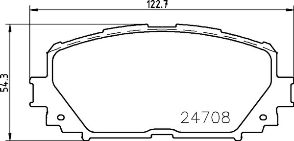 Колодки тормозные NISSHINBO NP1060