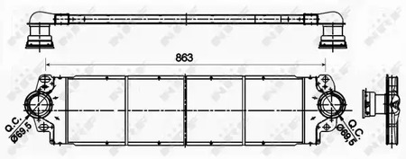 Интеркулер NRF 30354