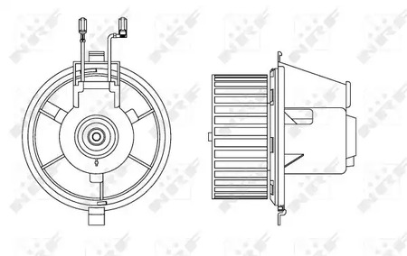 Вентилятор салона NRF 34165