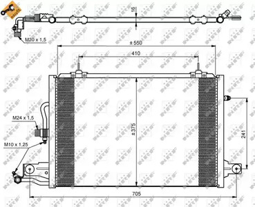 Конденсатор кондиционера NRF 35031
