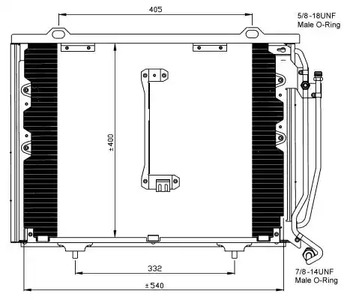 Конденсатор кондиционера NRF 35215