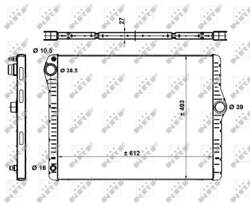 Радиатор NRF 50479