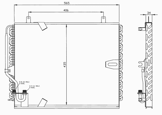 Конденсатор кондиционера NRF 35132