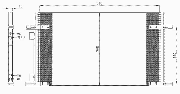 Конденсатор кондиционера NRF 35298