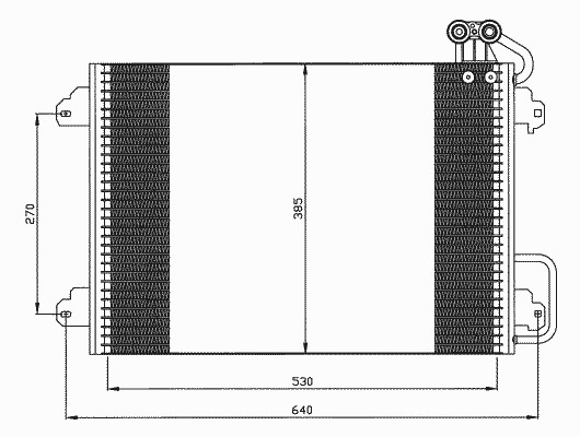 Конденсатор кондиционера NRF 35340