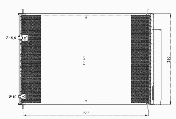 Конденсатор кондиционера NRF 35839