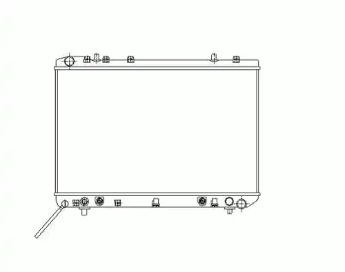 Радиатор охлаждения двигателя NRF 53499