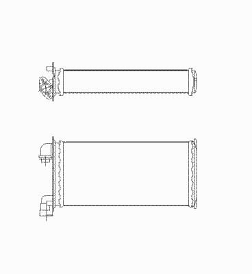 Радиатор отопителя NRF 53543