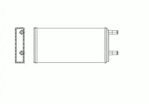 Nrf 53547 радиатор отопителя 370x189x42 NRF 53547