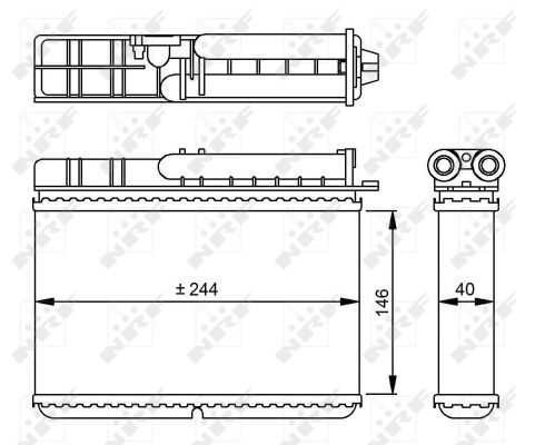 Теплообменник NRF 54307