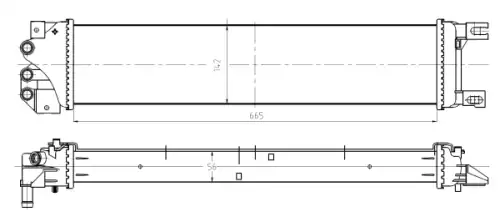 Радиатор охлаждения NRF 550026
