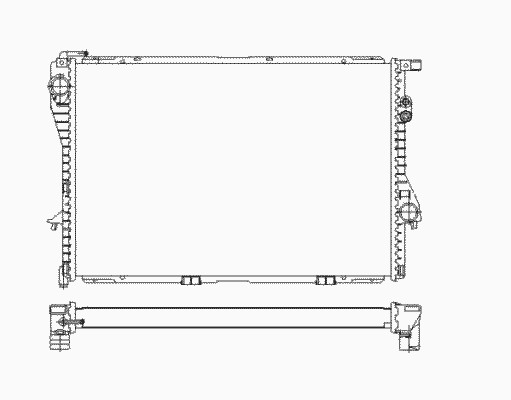 Радиатор системы охлаждения NRF 55323