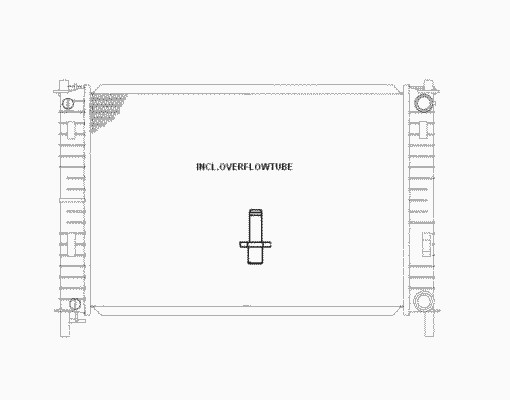Радиатор системы охлаждения NRF 58276