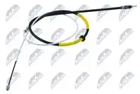Трос ручн торм ren megane iii kombi 08-/зад lp/ NTY HLR-RE-018