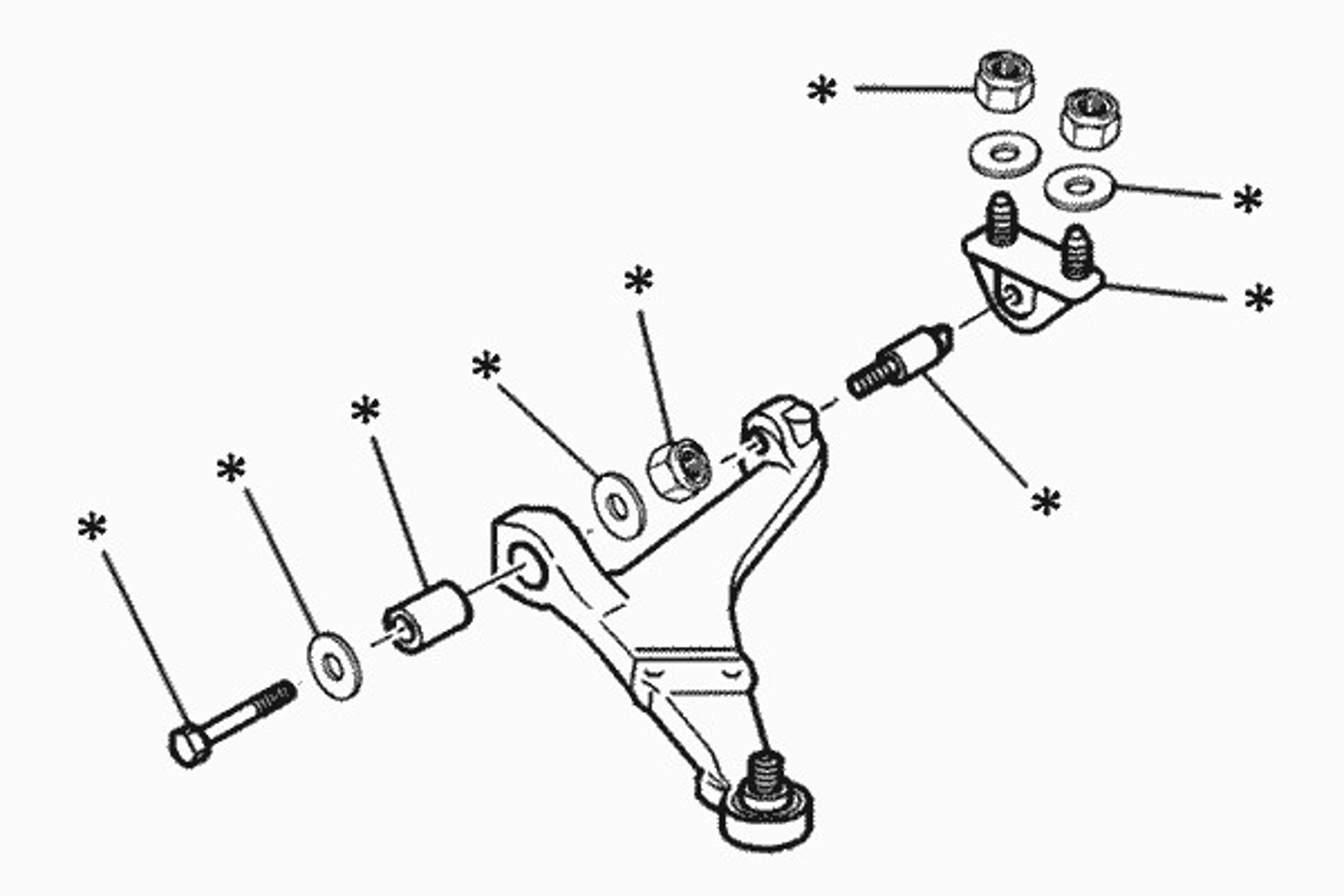 Комлектующее руля подвеска колеса OCAP 0902270