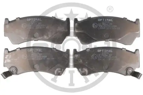 Комплект тормозных колодок дисковый тормоз OPTIMAL 10076