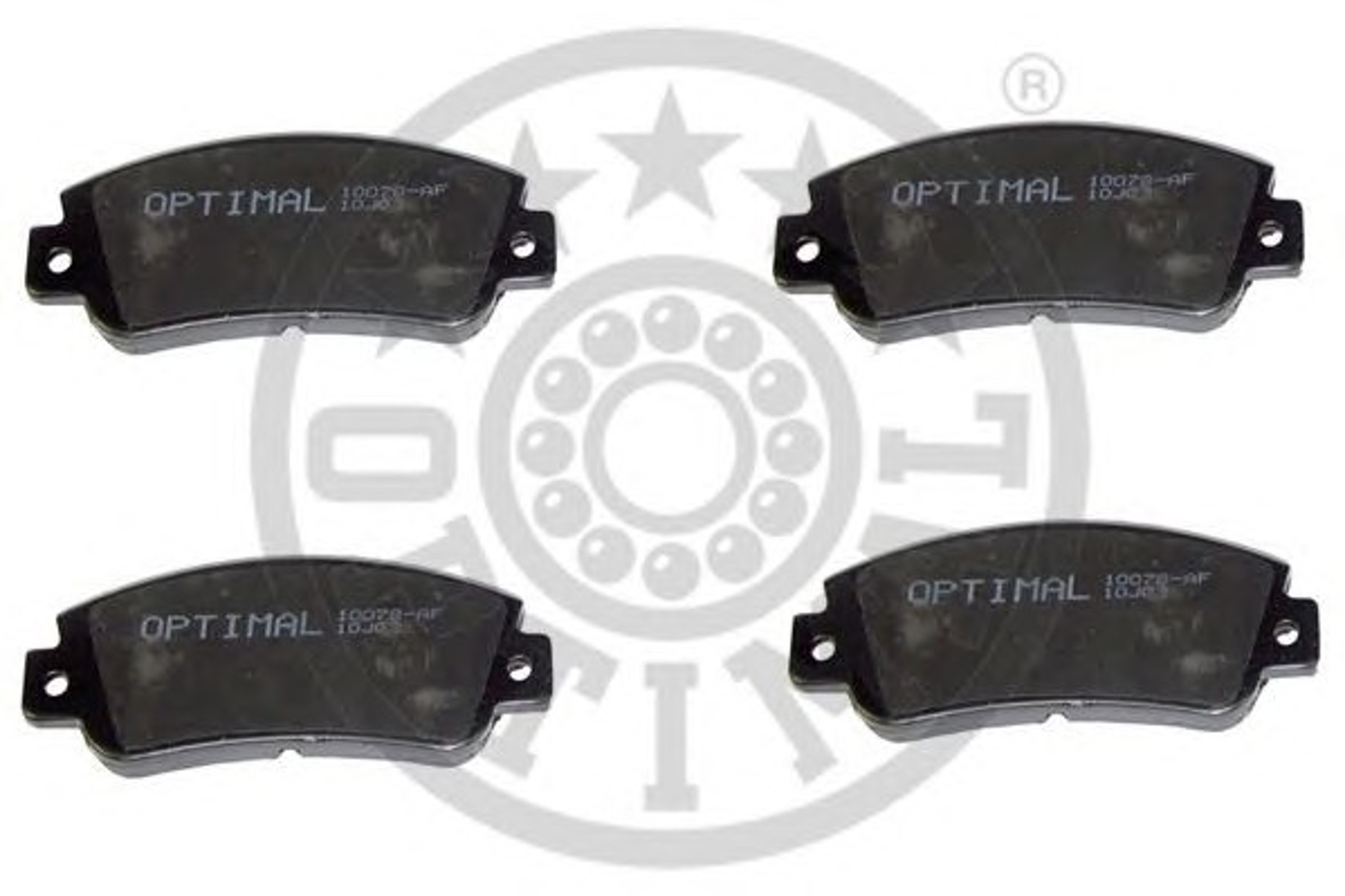 Колодки тормозные дисковые OPTIMAL 10078