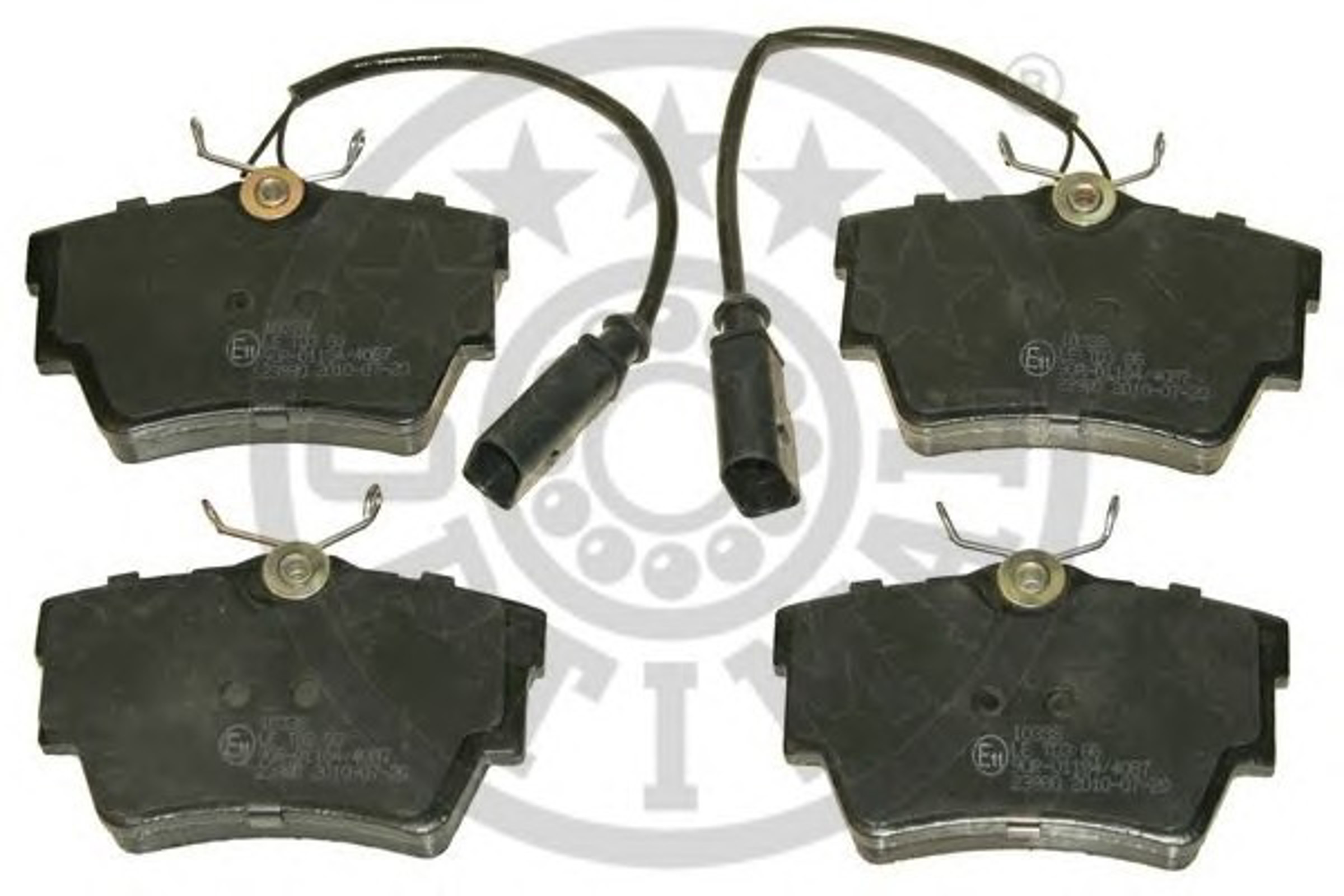 Колодки тормозные дисковые OPTIMAL 10338