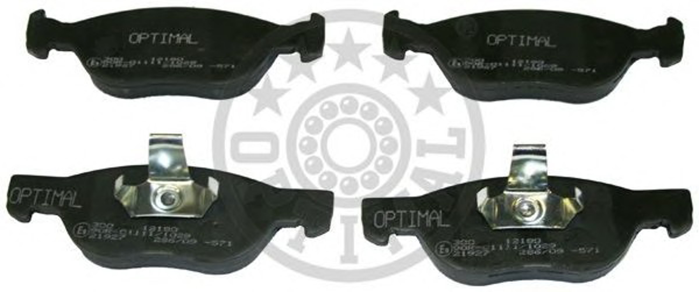 Колодки тормозные дисковые OPTIMAL 12180