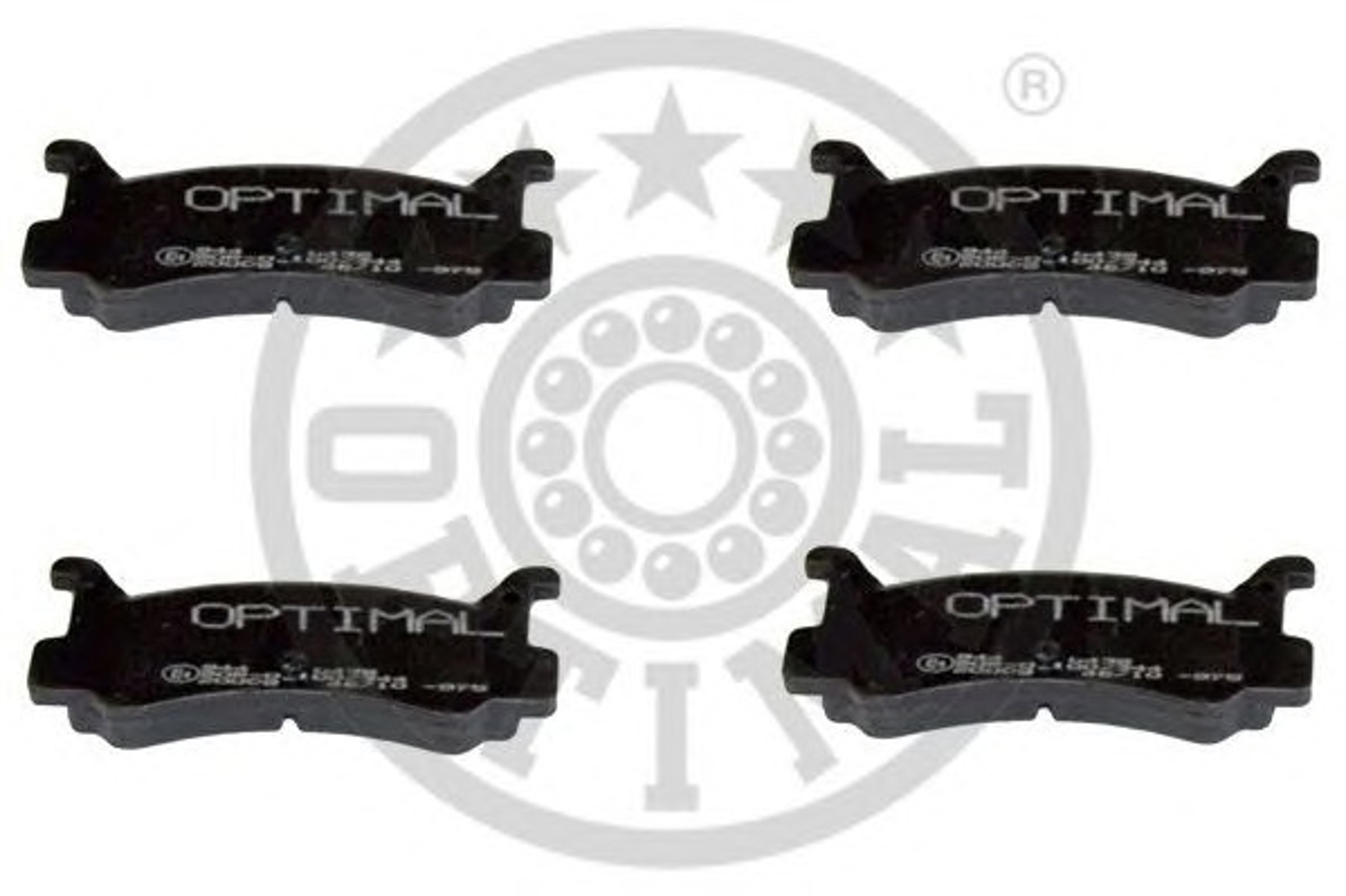 Колодки тормозные дисковые OPTIMAL 9438