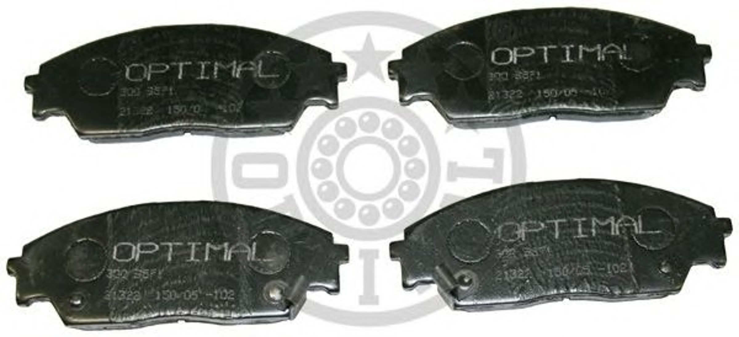 Колодки тормозные дисковые OPTIMAL 9571