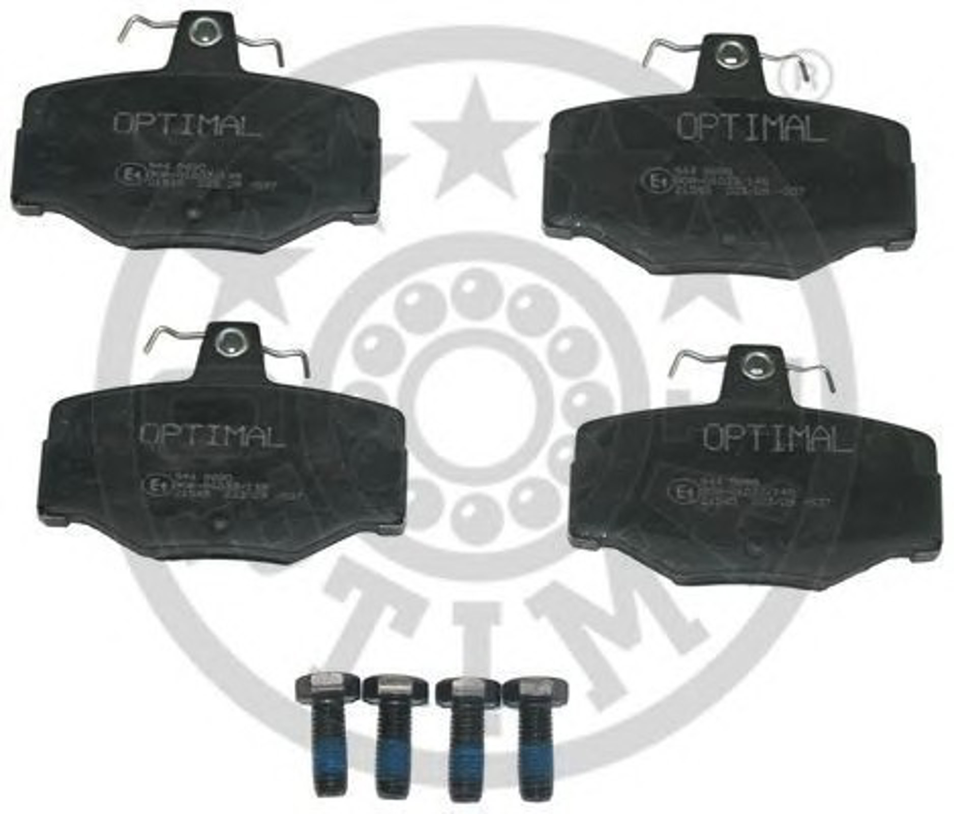 Колодки тормозные дисковые OPTIMAL 9690