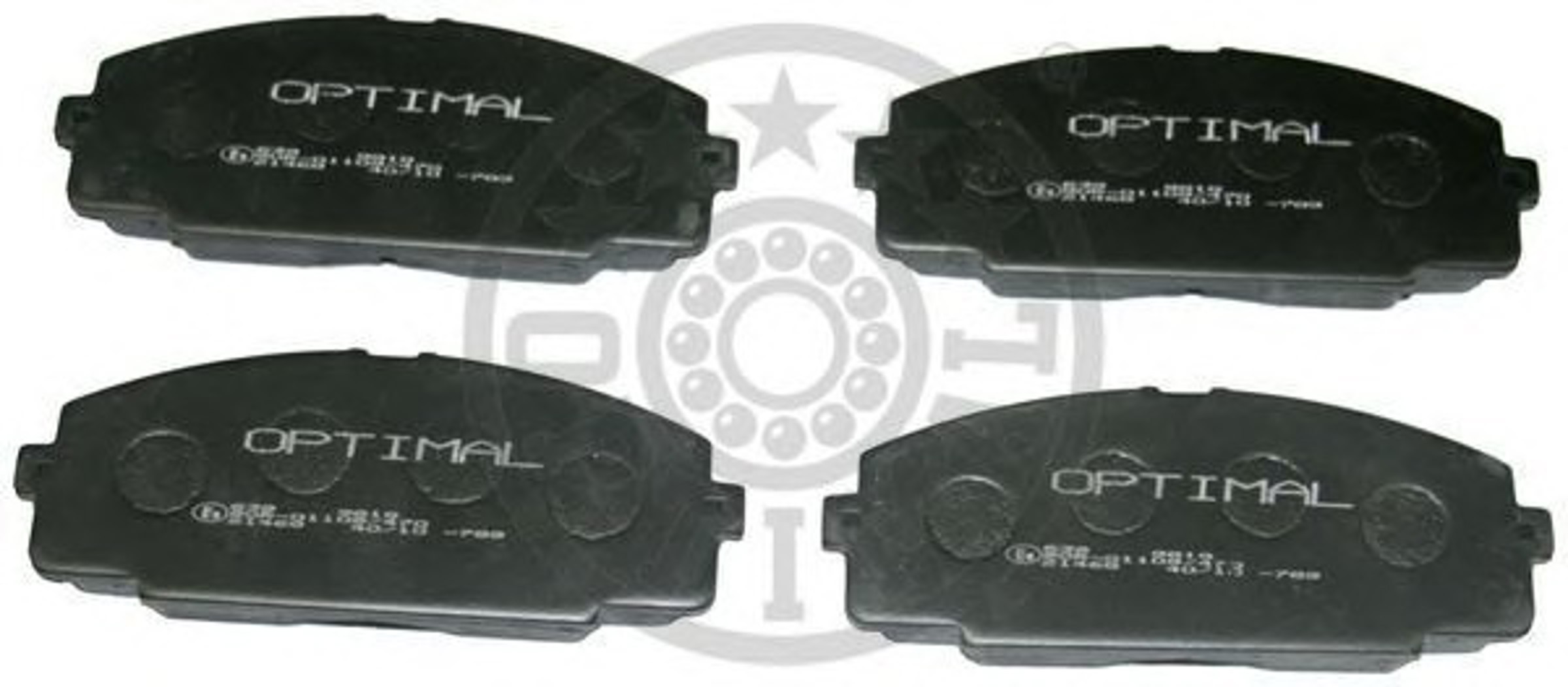Колодки тормозные дисковые OPTIMAL 9818
