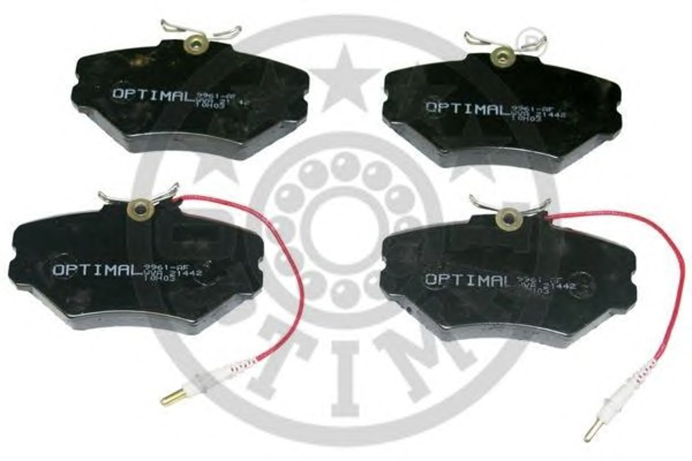 Колодки тормозные дисковые OPTIMAL 9961