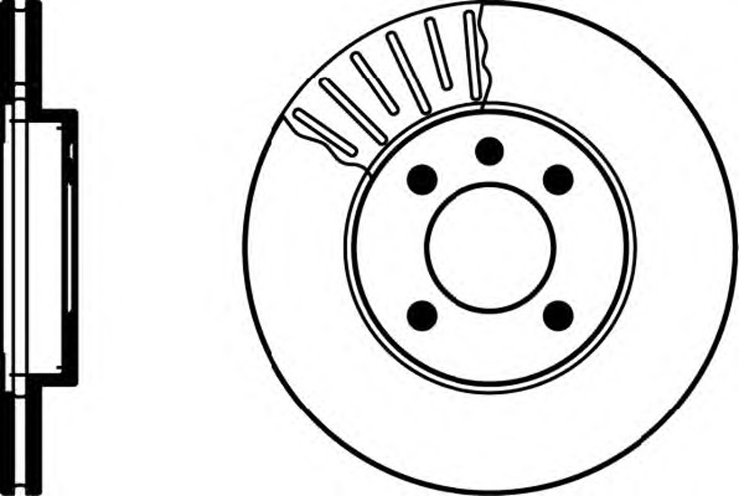 Диск тормозной HELLA/BEHR/PAGID 53934