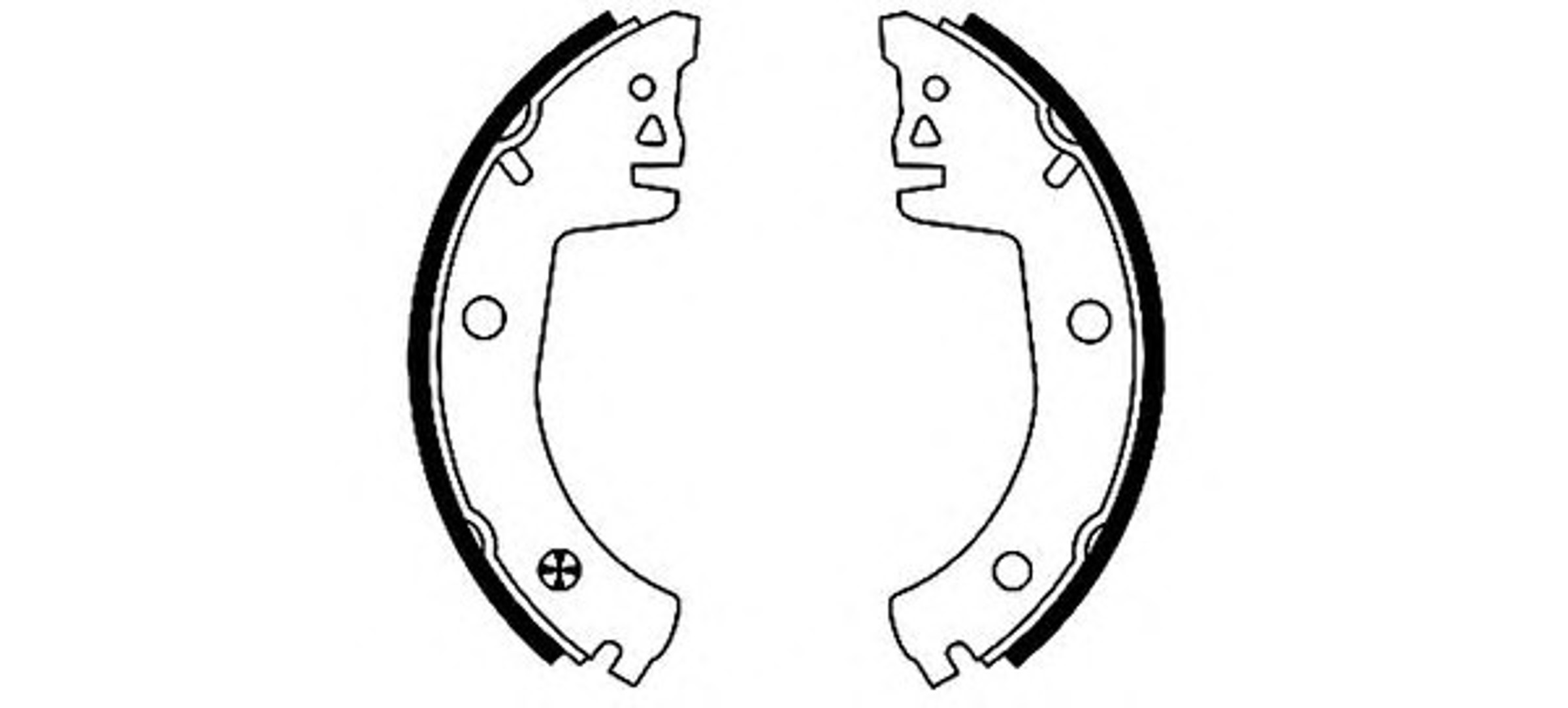 Колодки тормозные барабанные HELLA/BEHR/PAGID H8535