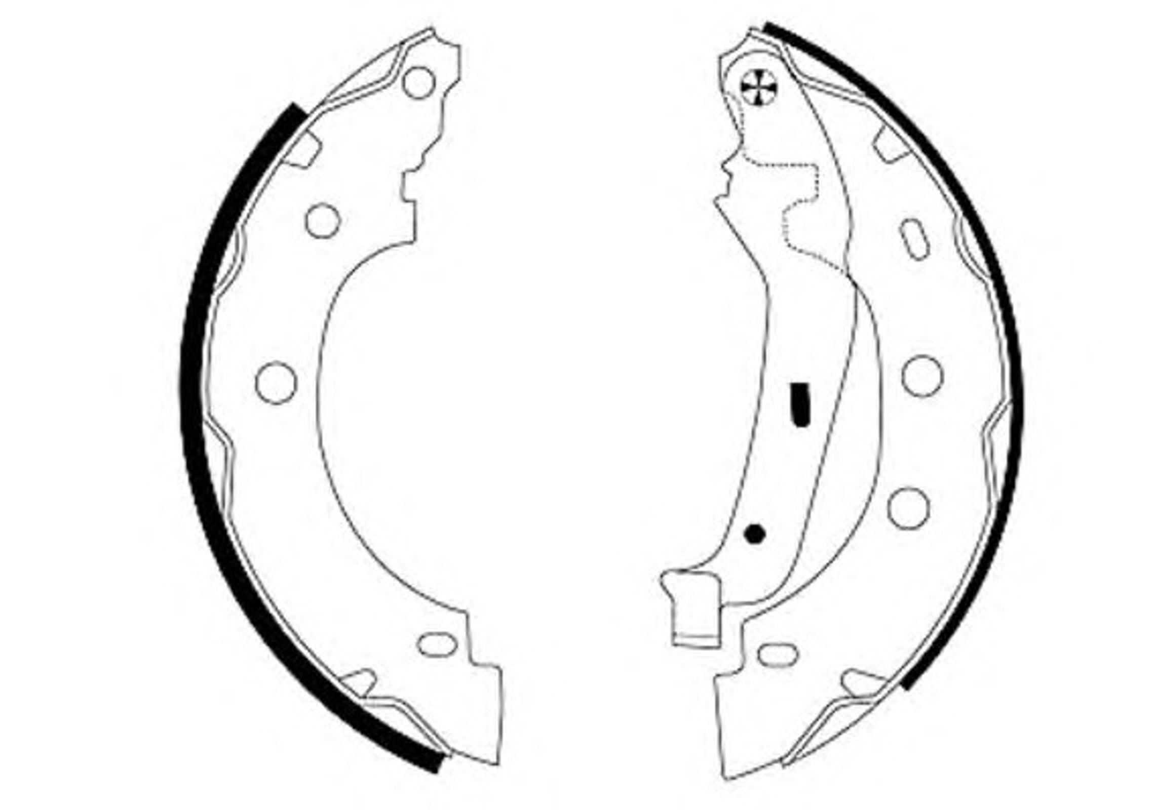 Колодки тормозные барабанные HELLA/BEHR/PAGID H9325