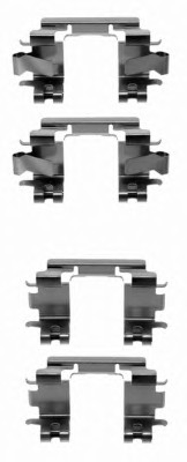 Комплектующие колодки дискового тормоза HELLA/BEHR/PAGID K0124
