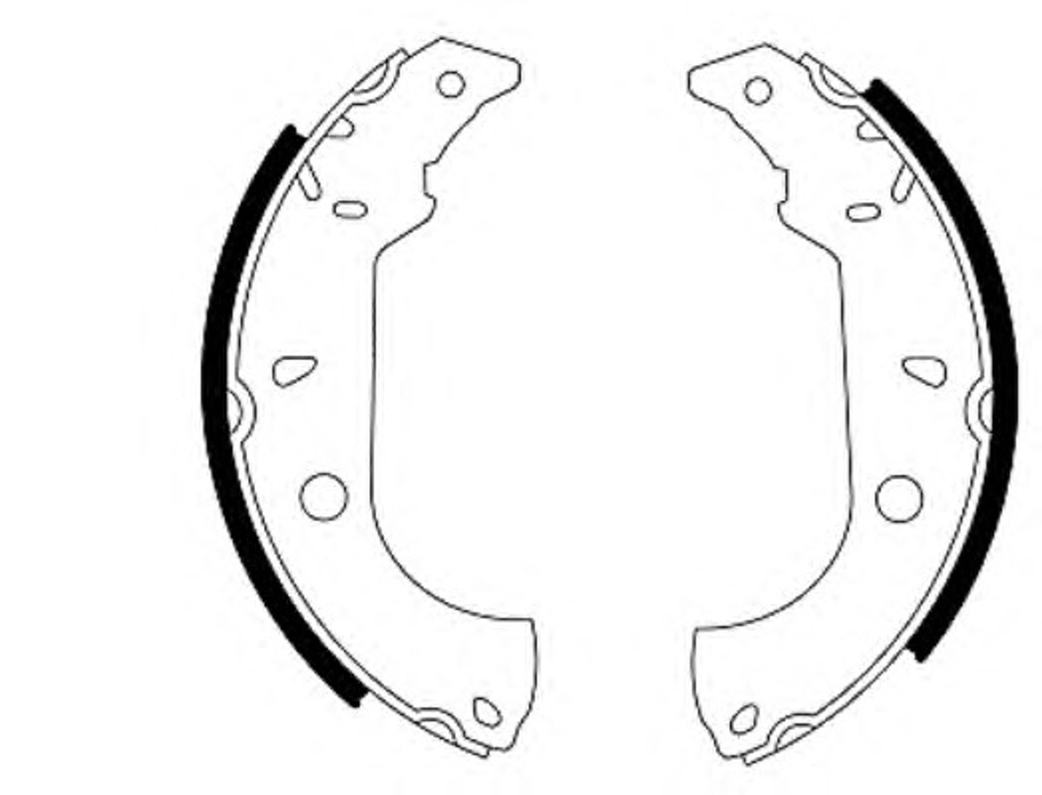 Колодки тормозные барабанные HELLA/BEHR/PAGID R0100