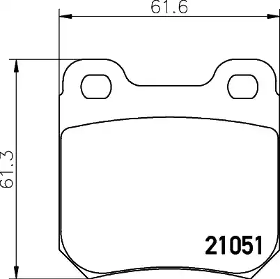 Тормозные колодки HELLA/BEHR/PAGID T1015