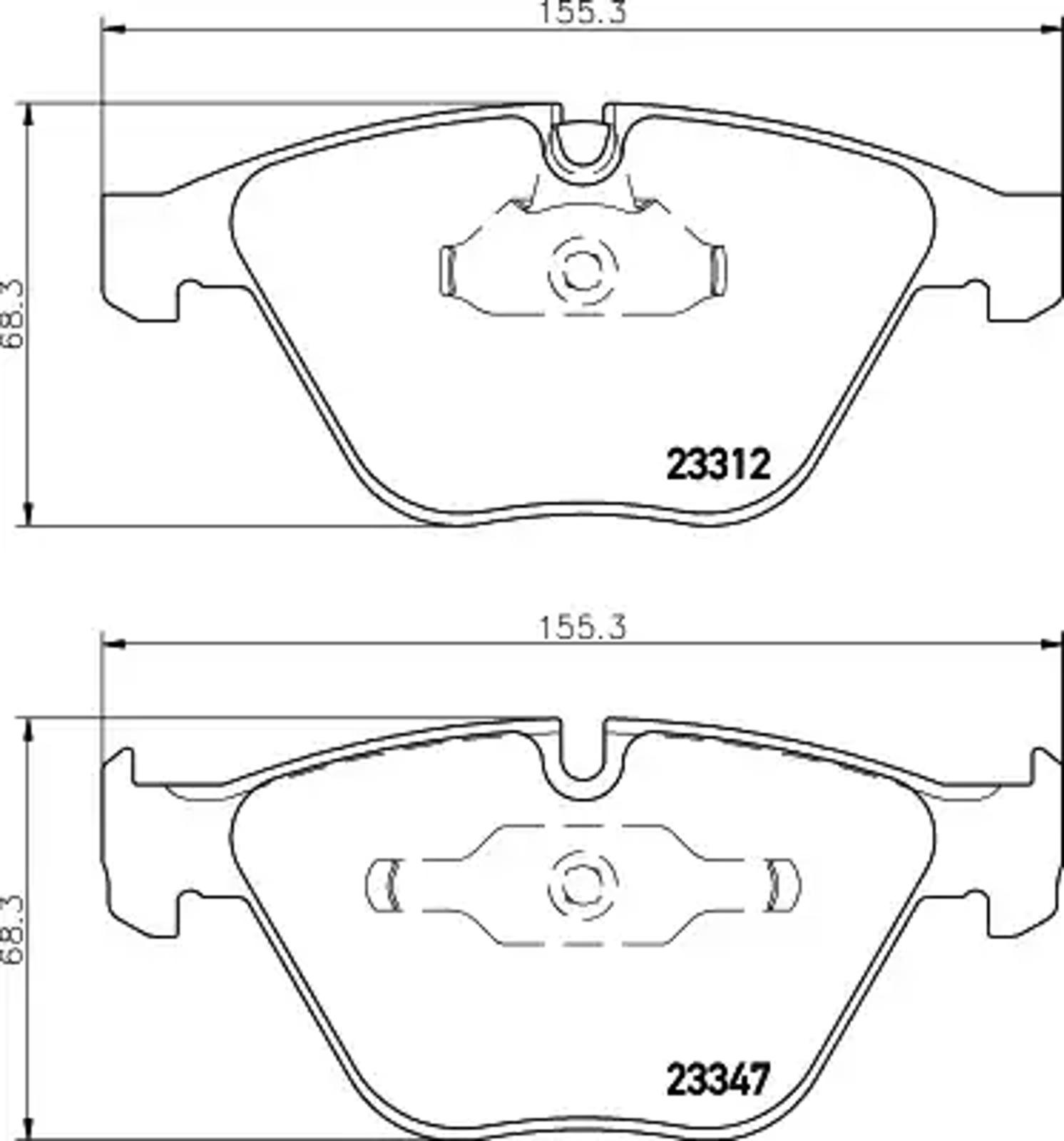 Колодки тормозные дисковые HELLA/BEHR/PAGID T1230