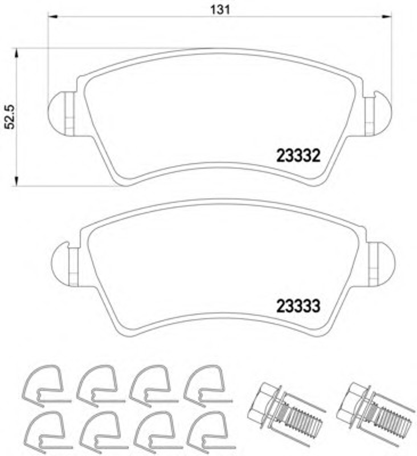 Колодки тормозные дисковые HELLA/BEHR/PAGID T1295