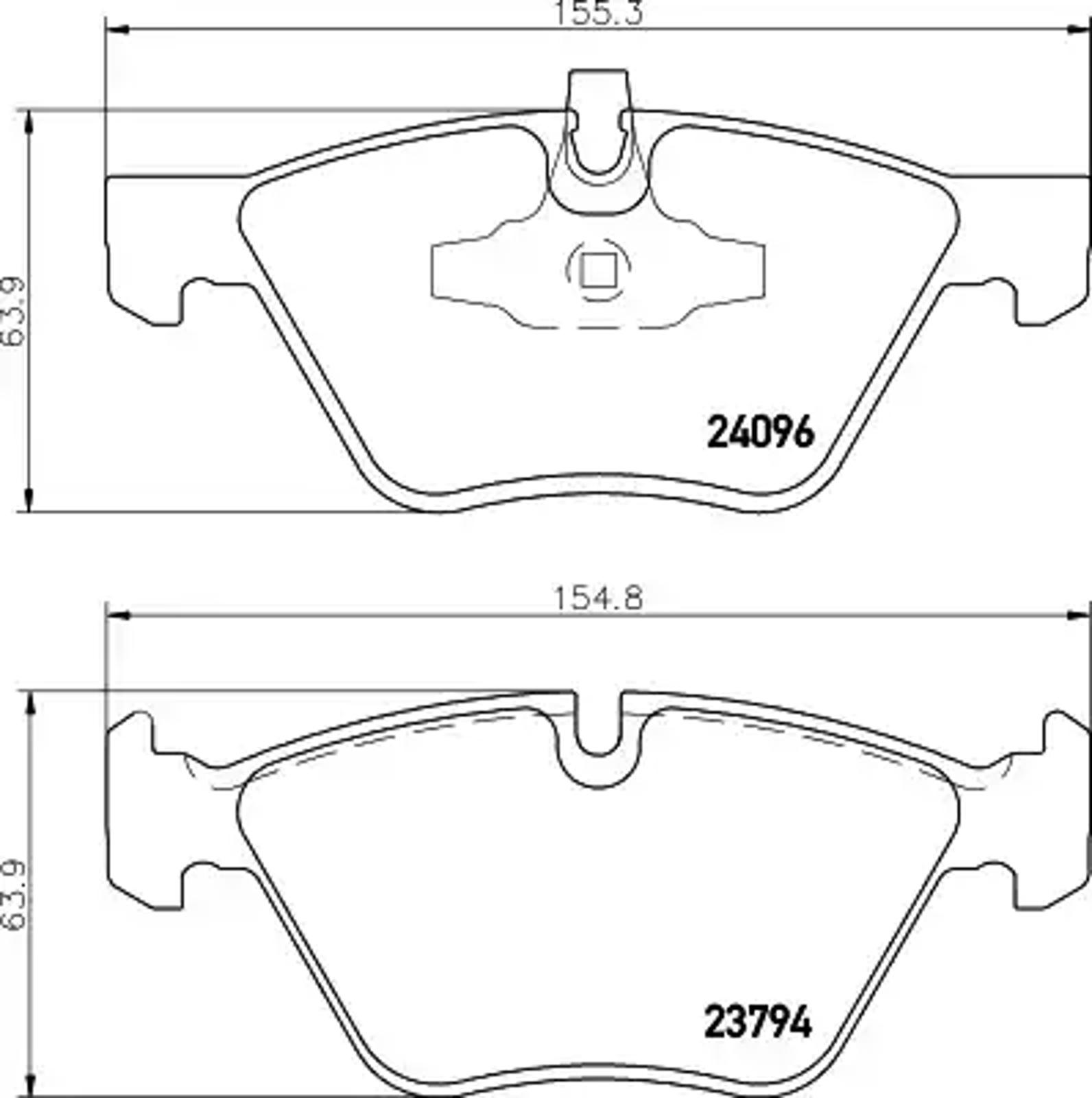 Колодки тормозные дисковые HELLA/BEHR/PAGID T1509