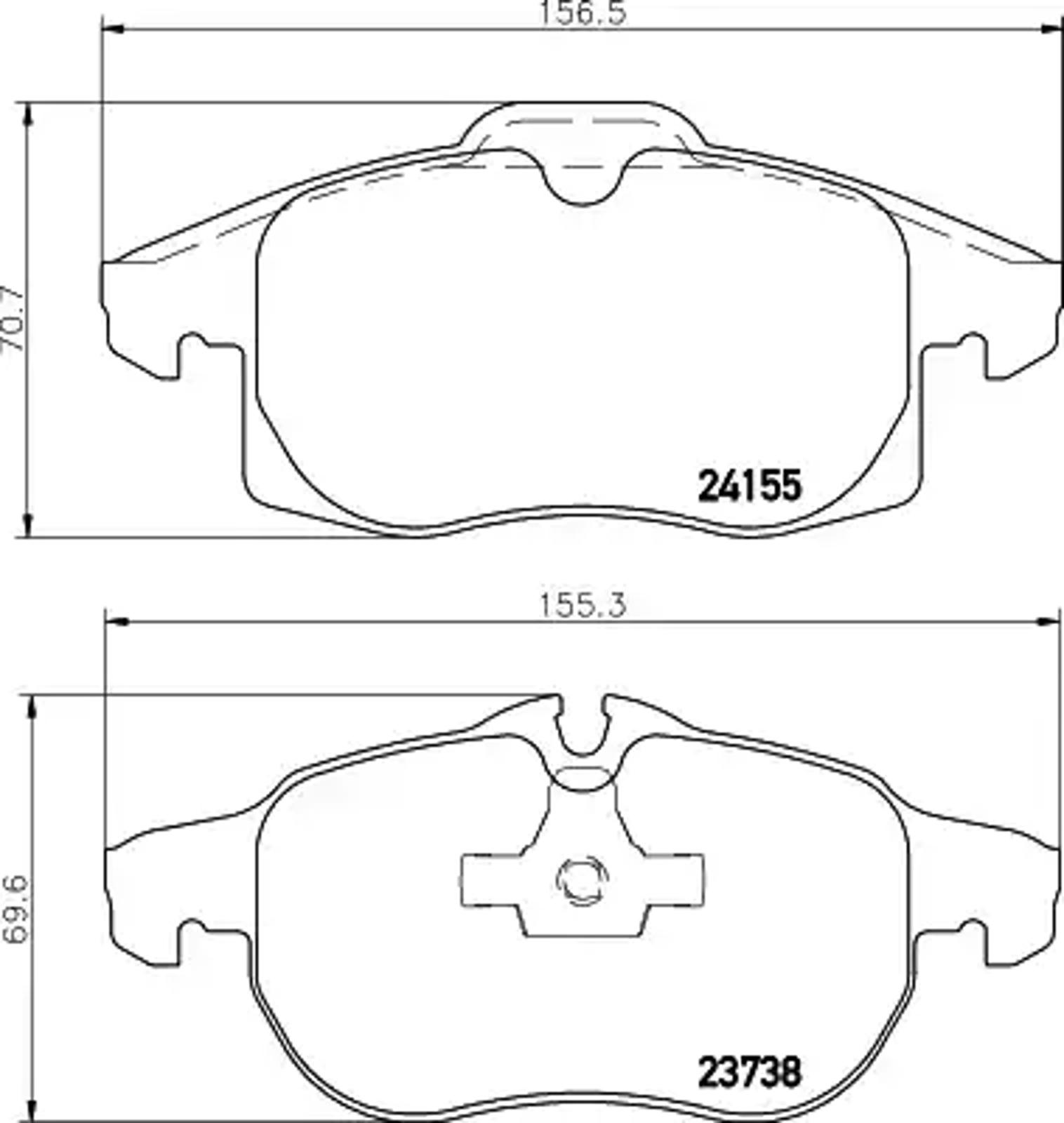 Колодки тормозные дисковые HELLA/BEHR/PAGID T1631