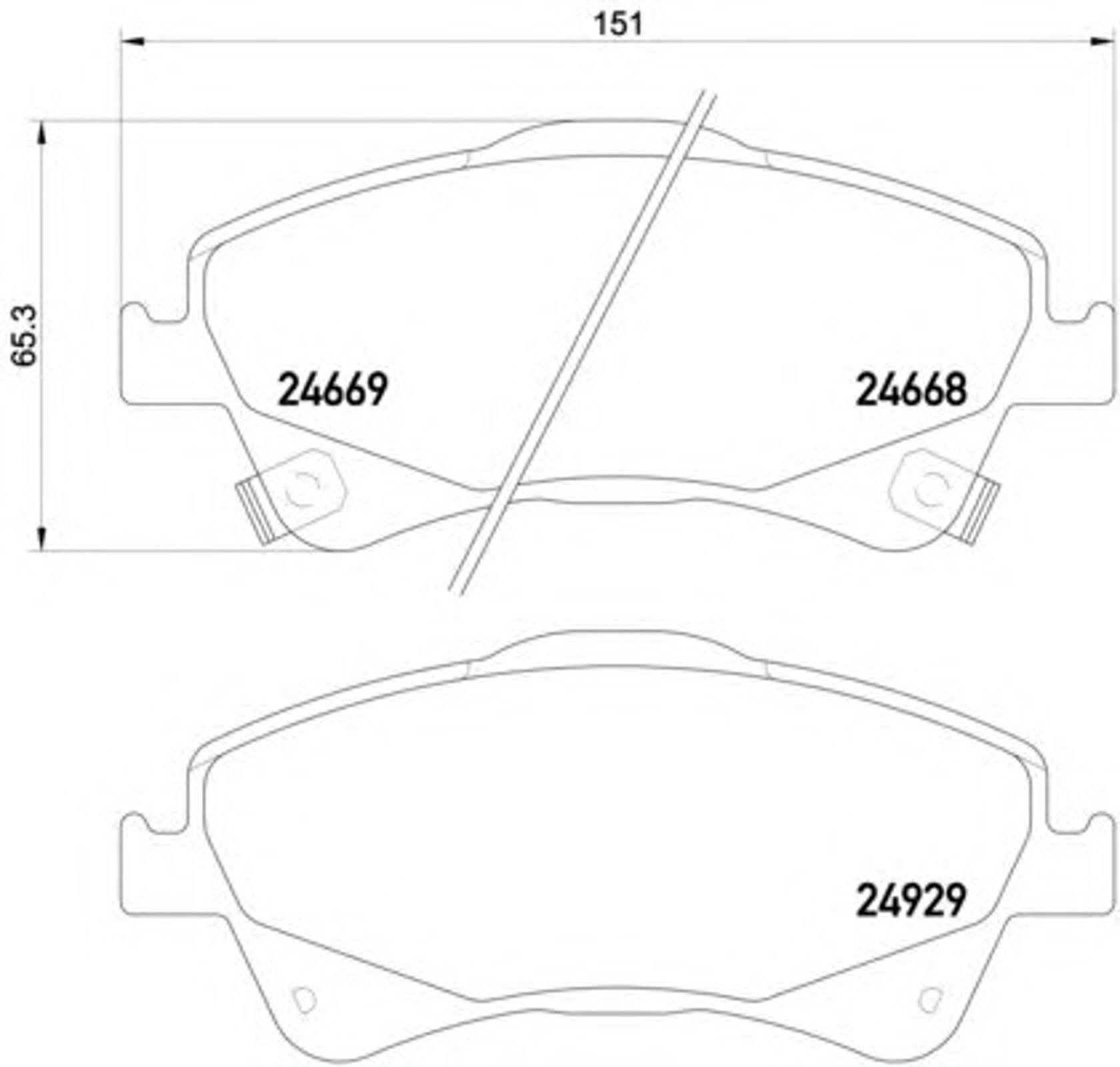 Колодки тормозные дисковые HELLA/BEHR/PAGID T1905