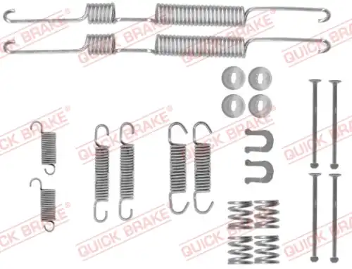 Монтажный комплект тормозных колодок QUICK BRAKE 105-0870X