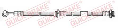 Шланг тормозной задний левый QUICK BRAKE 50.807