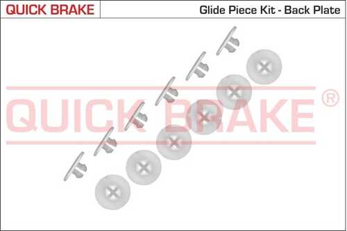 Монтажный комплект барабанных колодок QUICK BRAKE 6858K