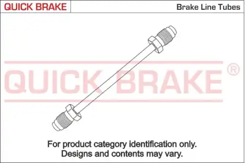 Cu-0290b5l-ha трубопровод тормозного привода QUICK BRAKE CU-0290B5L-HA