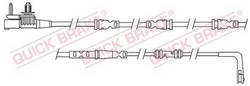 Датчик износа тормозных колодок QUICK BRAKE WS 0325 A