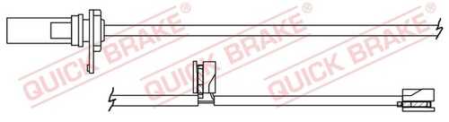 Датчик износа тормозных колодок QUICK BRAKE WS 0384 A