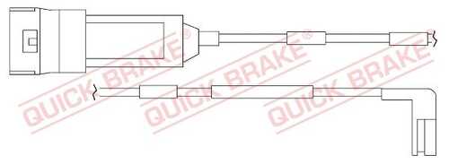 Сигнализатор износа тормозных колодок QUICK BRAKE WS0120A
