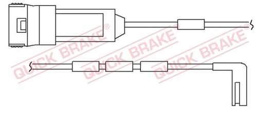 Датчик износа тормозных колодок QUICK BRAKE WS0124A
