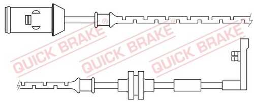 Сигнализатор износа тормозных колодок QUICK BRAKE WS0165A