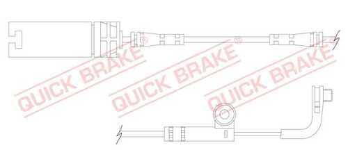 Сигнализатор износа тормозных колодок QUICK BRAKE WS0218A