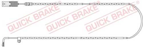 Сигнализатор износа тормозных колодок QUICK BRAKE WS0263A